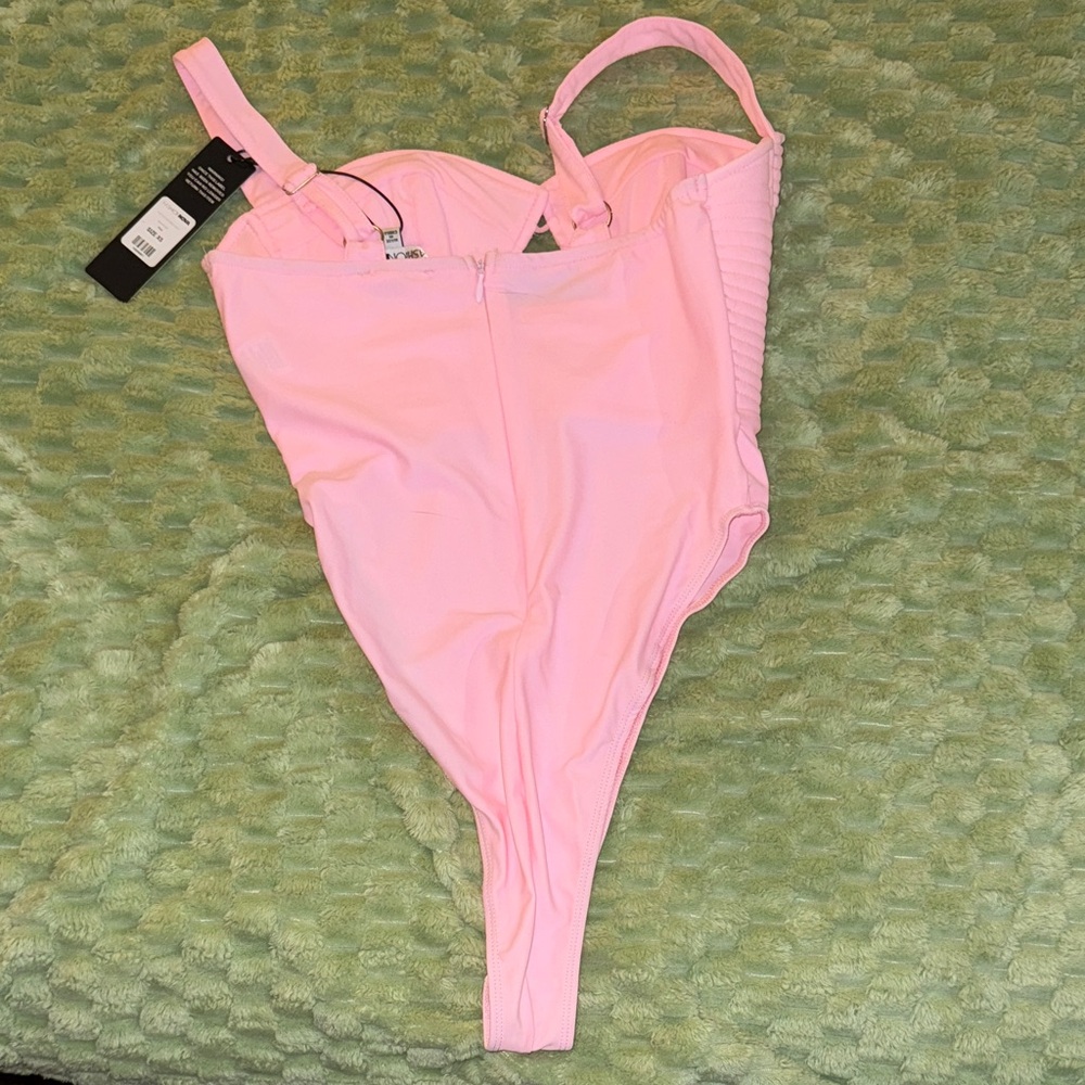 Fashion Nova Pink One Piece - Picture 3 of 3